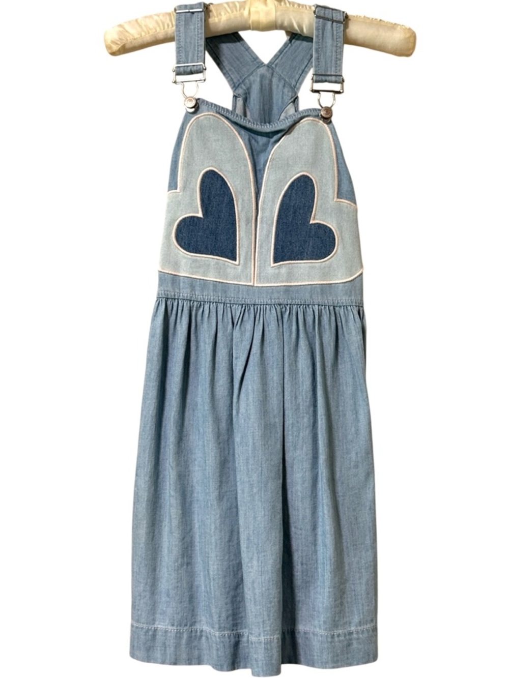 Zimmermann Kids Waverly Denim Heart Dress Size 12